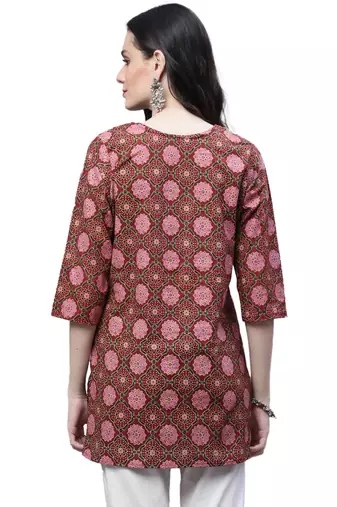 Cotton printed casual kurti
