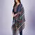 Peacock Blue Color Sequence Multi-Color Embroidered Viscose Rayon Blend fabric Kurta Pant with Dupatta Set