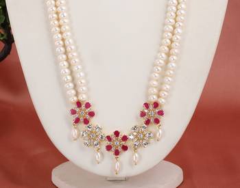Real Natural Hyderabadi pearls Set 2