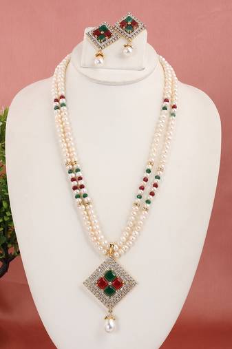 Real Natural Hyderabadi pearls Set