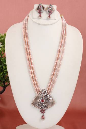 Real Natural Hyderabadi pearls Set
