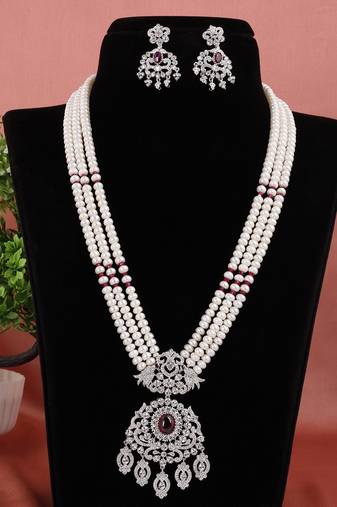 Real Natural Hyderabadi pearls Set