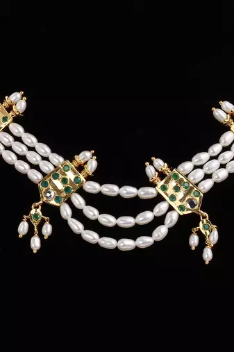 Real Natural Hyderabadi pearls Set