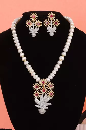 Real Natural Hyderabadi pearls Set