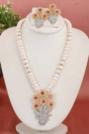 Real Natural Hyderabadi pearls Set