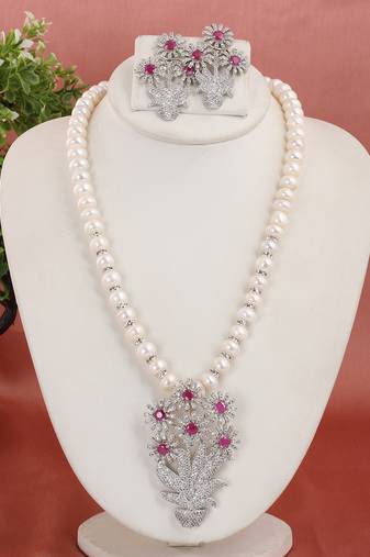 Real Natural Hyderabadi pearls Set