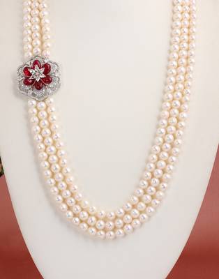 Real Natural Hyderabadi pearls Set 2