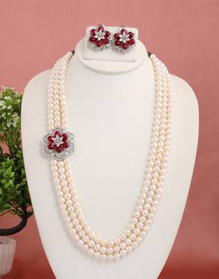 Real Natural Hyderabadi pearls Set 1