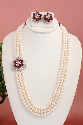 Real Natural Hyderabadi pearls Set