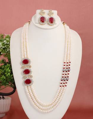 Real Natural Hyderabadi pearls Set 1