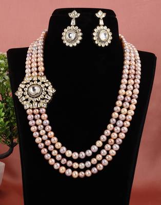 Real Natural Hyderabadi pearls Set 1