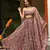 Blackberry Multicolored Digital Printed Taby Organza Ethnic Indian Lehenga Choli