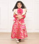 Pink lullaby lane brocade lehenga set