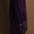 Handloom cotton purple saree with zamdani weave pallu with blouse pc