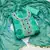Turquoise Organza Hand Work Dress Material