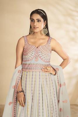 Light pastel colours are particularly fashionable these days, so making a statement in them is essential. 4