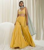 Yellow gharara set