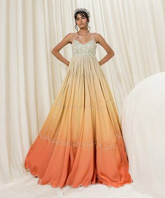 Dawn anarkali with dupatta 1