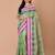 Pista green & Multi cotton tant traditional sarees without blouse
