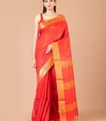 Red & Gold silk sarees with blouse