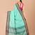 Sea Green & Blue silk gadwal sarees with blouse