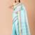 Sea Green & Multi cotton tant traditional sarees without blouse