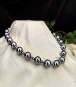 Black Color Moti Studded Quirky Necklace