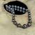 Black Color Moti Studded Quirky Necklace
