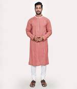 Peach kurta set