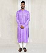 Purple kurta set
