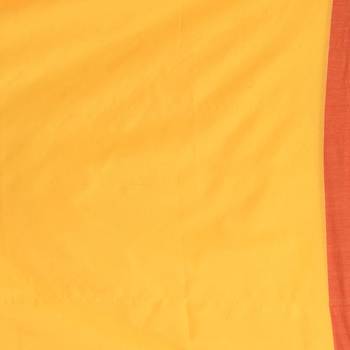 Yellow Handspun Cotton Handloom Saree 5