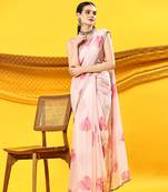 Floral Leaf Saree
