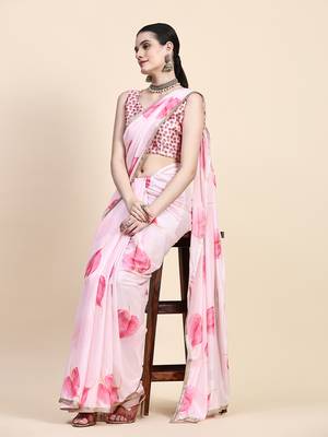 Floral Leaf Saree 2