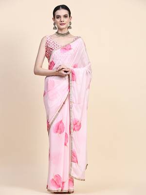 Floral Leaf Saree 3