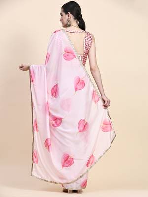 Floral Leaf Saree 4