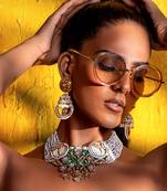 Multi colour elixir choker set