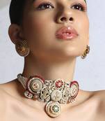 Multi colour prestige choker set