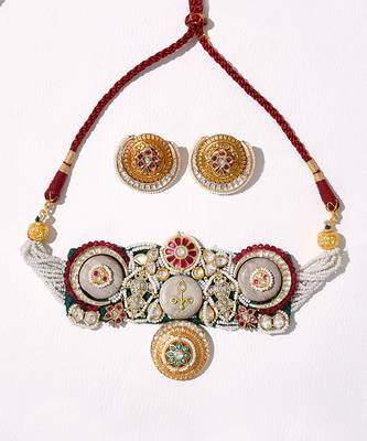 Multi colour prestige choker set 5