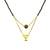 Y letter mangalsutra ad black ball pendant short mangalsutra designs name mangalsutras (20 inches)