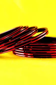 metal maroon colour bangle size-2.4,2.6,2.8