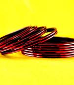 metal maroon colour bangle size-2.4,2.6,2.8