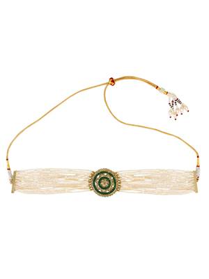 Choker necklace and drop earring set for women by leshya 3