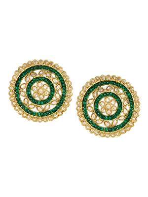 Choker necklace and drop earring set for women by leshya 4