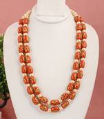 Coral beads mala