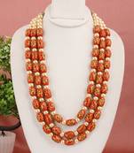 Coral beads mala