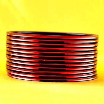 metal maroon colour bangle size-2.4,2.6,2.8 2