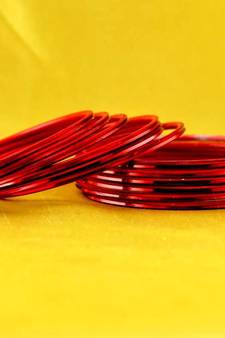 metal maroon colour bangle size-2.4,2.6,2.8
