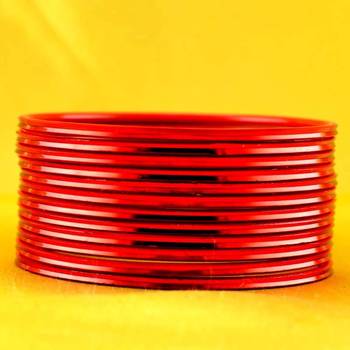 metal maroon colour bangle size-2.4,2.6,2.8 2
