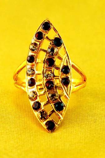 Ring Gold Platted Stone