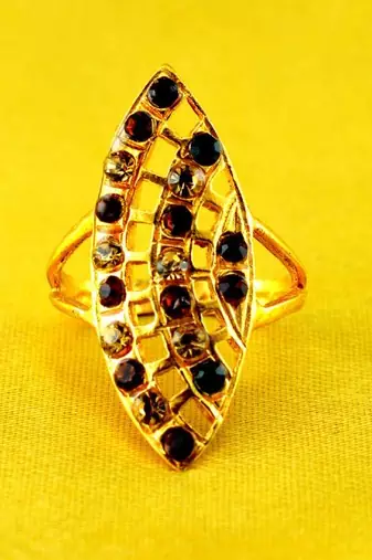 Ring Gold Platted Stone